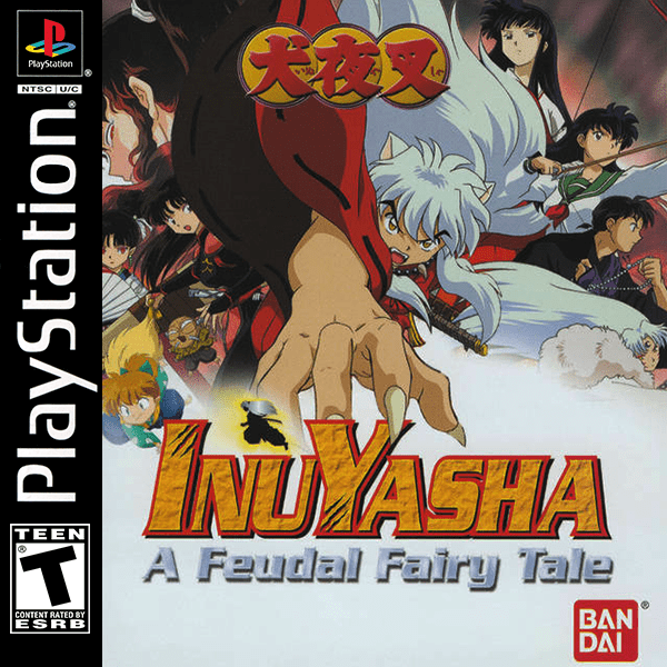 Inuyasha A Feudal Fairy Tale box art for Playstation